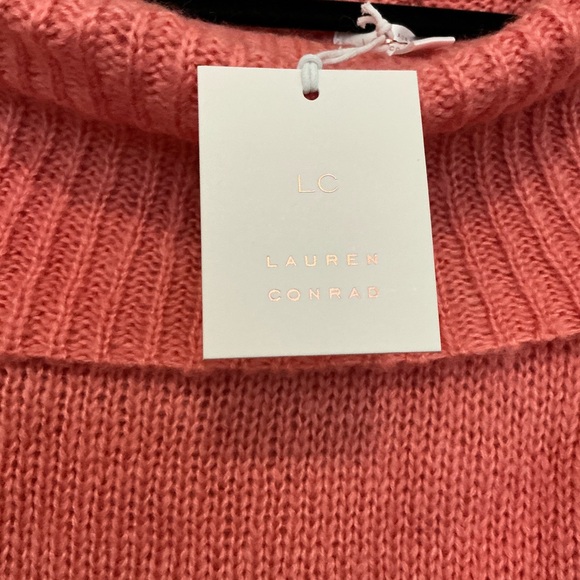 LC Lauren Conrad Sweaters - LC Lauren Conrad Coral Cowl Neck Sweater
